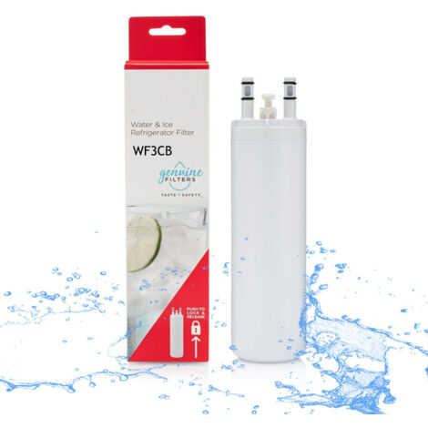 Repuestos para refrigeradores 1 paquete de filtro de agua de repuesto para refrigerador Ultra WF3CB (1/4)