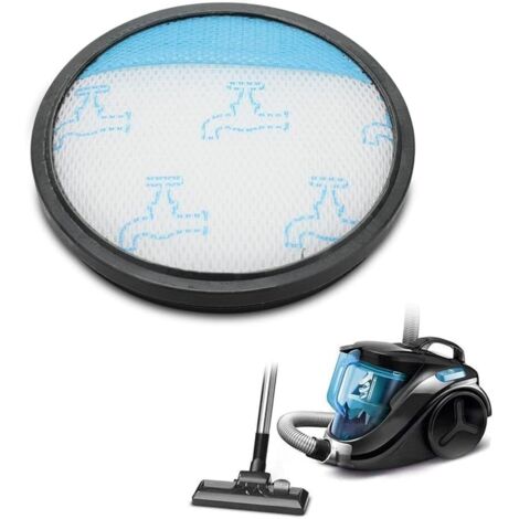 Filtros lavables para aspiradora ciclónica Rowenta Compact Power. Compatible con RO3715EA a RO3799EA, RP3721EA, MO3718PA - MO3786PA, TW3724RA - TW3786RA. Filtración eficiente y duradera. (1/5)