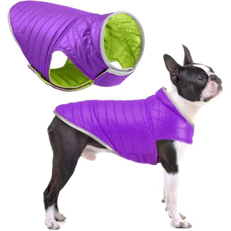 Wendbarer Hundemantel, warme Winterjacke für Hunde, wasserdichte Welpenweste, Haustierbekleidung für kleine, mittlere und große Hunde (1/5)