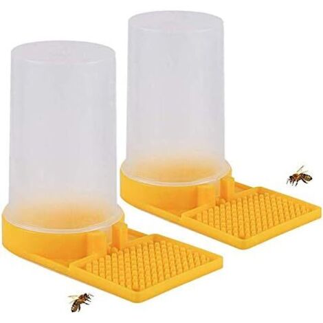 2er-Pack Bienenstock-Wasserspender, Honig-Einflugfuttertrog, Bienentränke-Zubehör, Imkerei-Werkzeuge