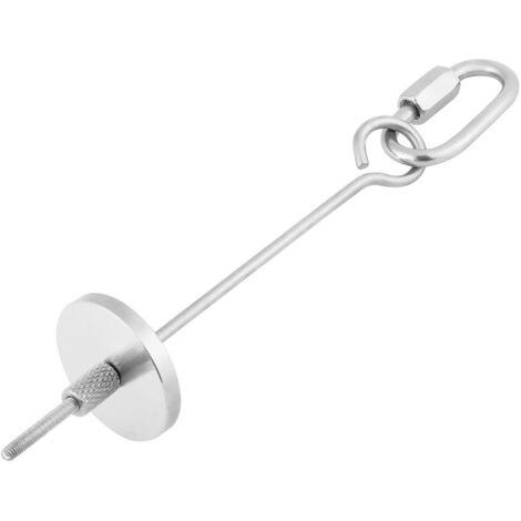 Futterkette für Papageien, Papageienzubehör, Obsthalter aus Edelstahl, Futterstangenhalter für Käfige, Vogelspielzeug, Papagei (kleine 12 cm Obstgabel aus Edelstahl) (1/5)