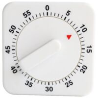 Mechanischer Timer, Spiel, Countdown-Zähler, Wecker, Küchenhelfer, 60 Minuten, 1 Stück