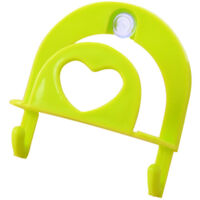 Praktischer Schwammhalter mit Saugnapf, Spülbeckenablage, Küchenhelfer, Deko-Gadget, Wandregal, 4 Stück (grün)