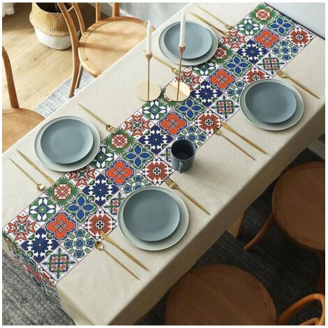 Tovaglia rettangolare in PVC impermeabile, 140 x 200 cm, antimacchia e antigrasso, ideale come tovaglia per la cucina, il bar, ecc. (B)