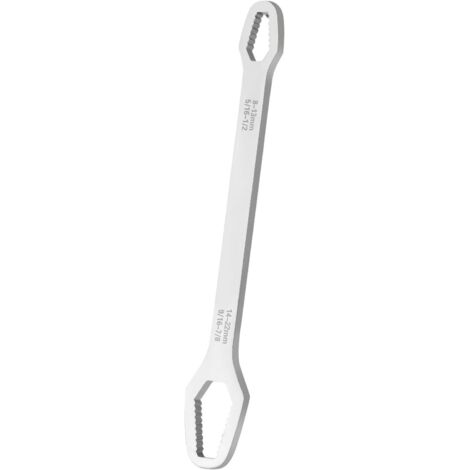 Chiave combinata, chiave antiriflesso, aspetto acciaio al vanadio di alta qualità, adatta per 8-22 mm (1/5)