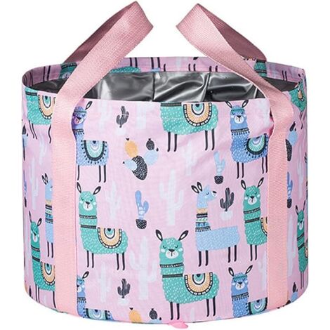 Vasca/vasca pieghevole per pediluvio da campeggio: borsa da nuoto portatile, lavandino, secchio per l'acqua di grande capacità, vasca per il lavaggio dei piedi con idromassaggio per viaggi all'aperto (1/5)