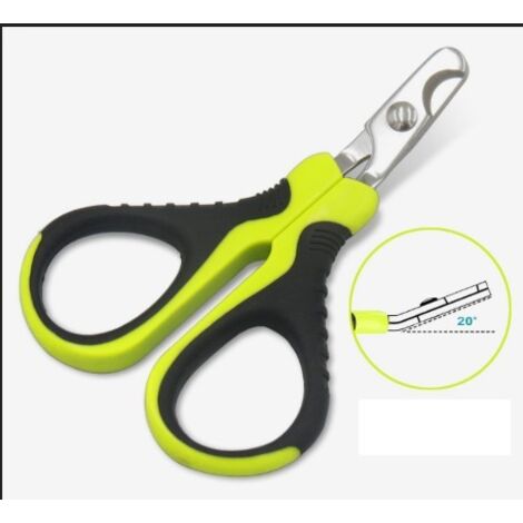 Tagliaunghie professionale per gatti, tagliaunghie per cuccioli, conigli, uccelli e piccoli animali, forbicine curve in acciaio inossidabile, tagliaunghie portatile, accessorio per gatti e conigli (1/4)