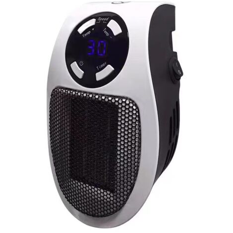 Riscaldatore elettrico portatile 220V/110V, telecomandato, presa a muro, per stanza, stufa, mini riscaldatore domestico, inverno (1/5)