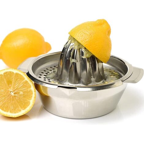 Spremiagrumi Manuale DOITOOL In Acciaio Inox – 280 Ml, Con Coperchio, Stile Mason Jar - 2