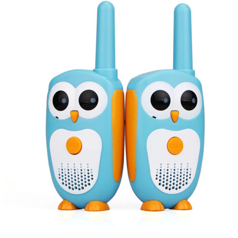 Giocattolo radiofonico a forma di gufo dei cartoni animati per bambini RT30, 2 pezzi, regalo di compleanno per ragazzi e ragazze