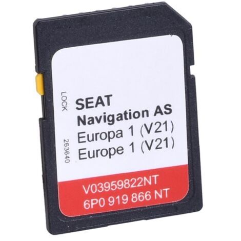 Scheda SD di navigazione per il sistema di navigazione SEAT MIB2 AS V21