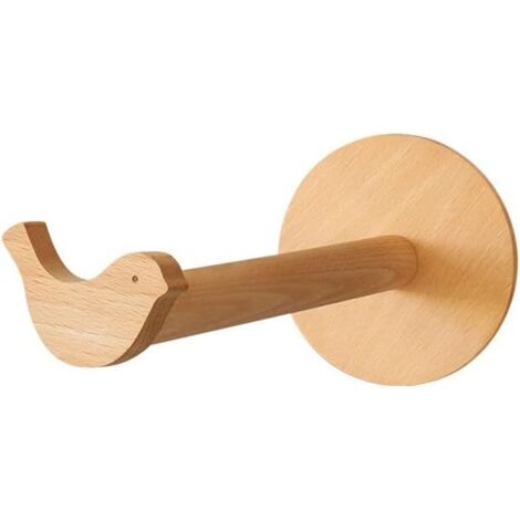 Portarotolo di carta assorbente in legno, portarotolo di carta assorbente senza foratura, portarotolo di carta assorbente da parete retrò, portarotolo di carta assorbente da parete per casa, ufficio, 