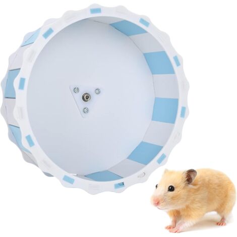 Ruota per criceti, ruota silenziosa per criceti, ruota per piccoli animali, 17 cm, ruota silenziosa, giocattolo per criceti per cincillà, ricci, gerbilli e altri piccoli animali