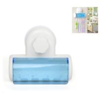 Portaspazzolino, portaspazzolino con ventosa in plastica per bagno - 12x4x10 cm