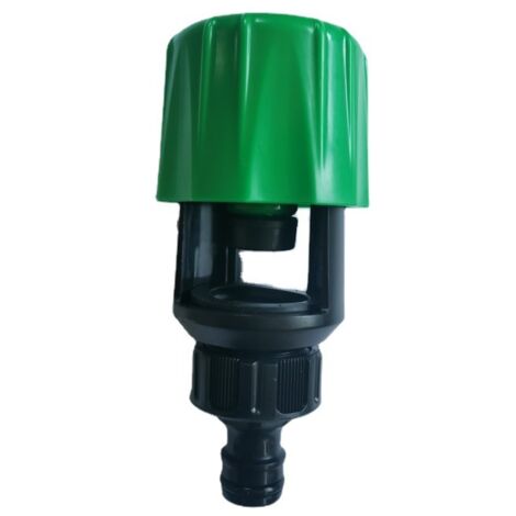 Adaptador de conector universal para grifo mezclador de cocina a manguera de jardín, de montaje rápido, para interior y exterior, color verde A (1/4)