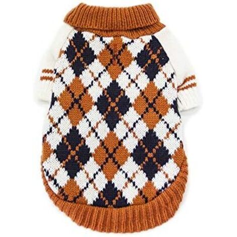 Suéter para perro, ropa cálida de invierno para perros y gatos, abrigo cómodo para mascotas, disfraz para cachorros, suéter para gatitos, ropa para perros pequeños, medianos y grandes.-2XL (1/5)