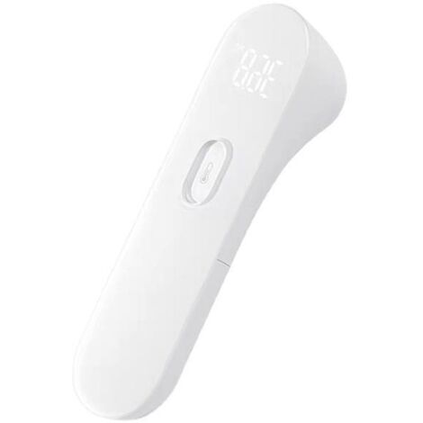 Termómetro de frente sin contacto, termómetro infrarrojo digital para adultos y niños, termómetro para bebés sin contacto con 3 sensores ultrasensibles (1/5)