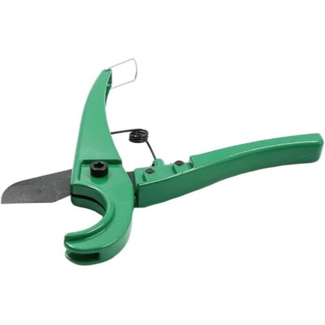 Cortatubos, cortador de tubos de plástico, diámetro de corte: 26 mm Ø, tijeras cortadoras de tubos PEX PE PP PVC PPR para tubos y tubos de plástico para trabajos domésticos y fontanería