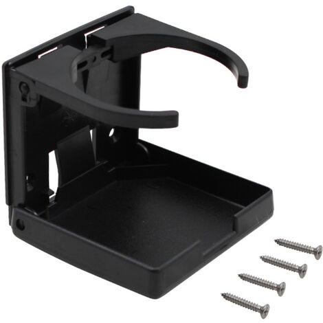 portavasos universales ajustables para coche, camión y barco (95 x 92 mm), color negro (1/5)