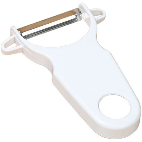 Cuchillo pelador de acero inoxidable, pelador de melones, raspador de frutas (1/4)