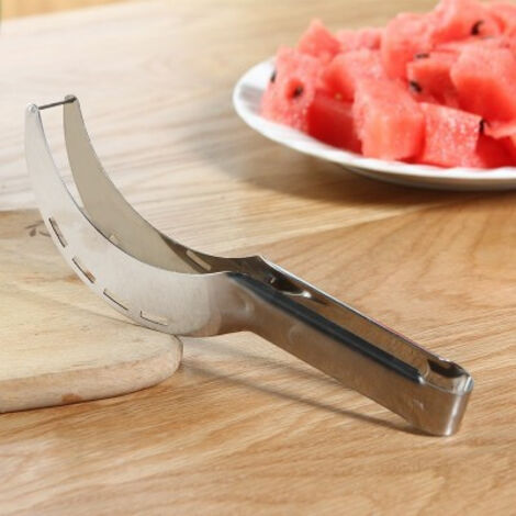Cuchillo de acero inoxidable para cortar sandía, herramienta para frutas y verduras de hueso y accesorios de cocina. (1/5)
