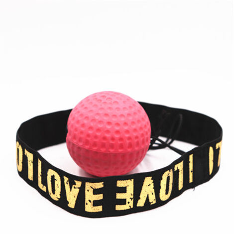 Pelota de boxeo para entrenamiento de reflejos, diseño sencillo, equipo de gimnasio de boxeo, entrenador de entrenamiento y fitness, gorra de boxeador con cuerda y pelota de tenis para boxeo rápido 1  (1/5)