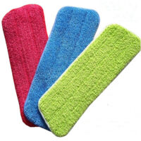 Funda de limpieza de repuesto, 3 piezas de repuesto para mopa de microfibra para mopa en aerosol/limpiadora a vapor, juego de 3 fundas de repuesto para mopa/plato (42 x 14 cm)