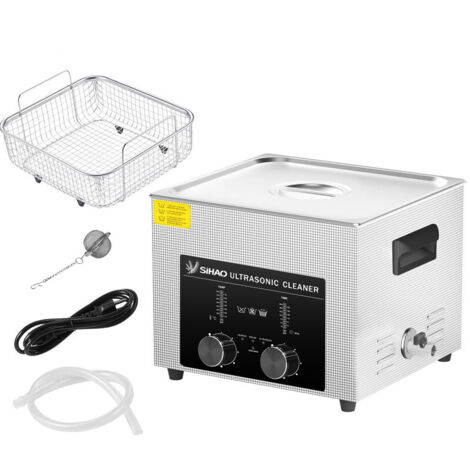 Home Ultraschallreiniger 15L tragbare Multifunktions-Ultraschallmaschine für vielseitige und effiziente Reinigung Schwarz