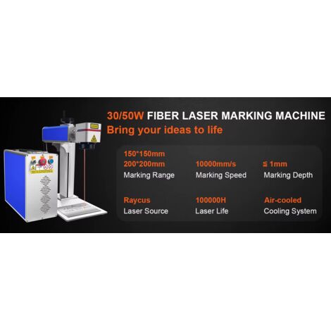 Sihao Dispositivo di marcatura laser della macchina di incisione laser della fibra 30W 220V di alta precisione