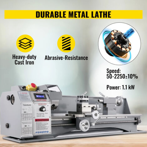 Morsa da banco metallica Sihao Tornio in legno Professionale 750W 220x750mm