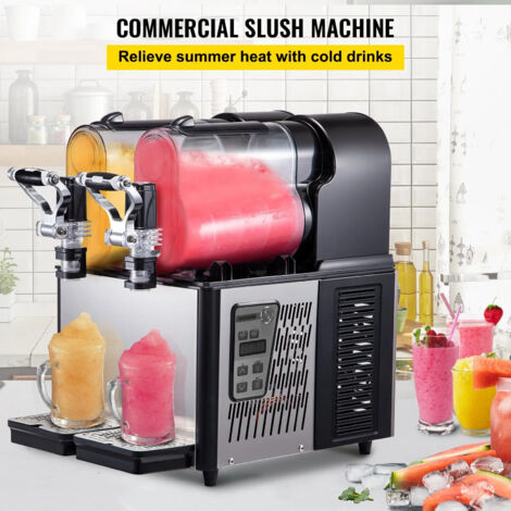 Macchina per gelati per graniti commerciali Sihao Macchina per la neve Macchina per ghiaccio per slusheis 3L x 2