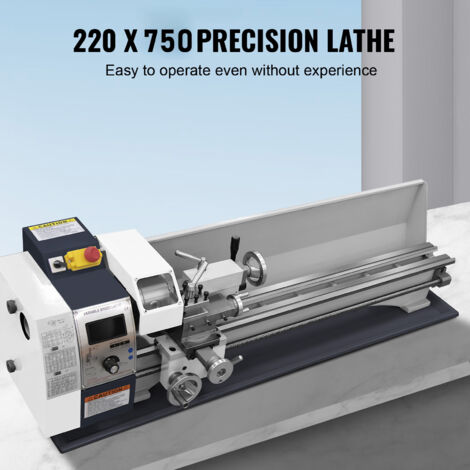 Tornio da banco SIHAO 220x750mm Tornio da Metallo 1200W
