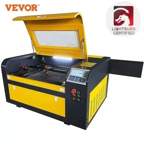 Tabla de cortar para grabado láser CO2 Graviermaschine 60W Schneider 400x600mm