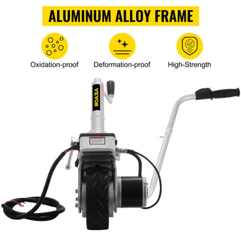 Sihao Jockey Wheel eléctrico motorizado para remolque 12 V 350 W Carga 2270kg