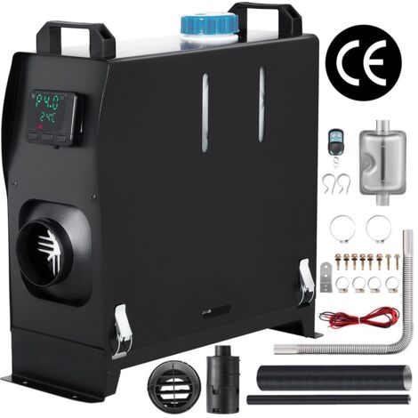 SIHAO 12V 8KW Calentador de aire Calentador de aparcamiento Calentador diésel Interruptor LCD negro