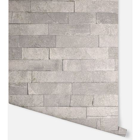Graphite Slate Taupe Wallpaper - Arthouse - 295201