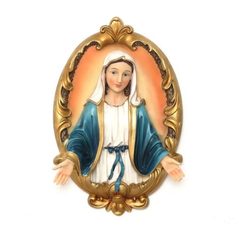 Wanddekor Heilige Maria, Symbol des Segens B27.5 x T8 x H41 cm