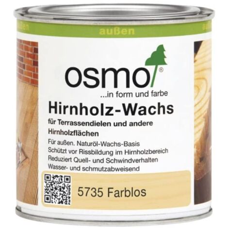 OSMO 5735 Hirnholzwachs farblos, 375 ml