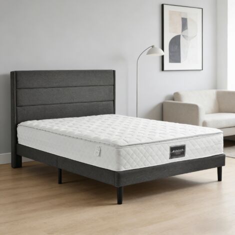 Matratze 90x200 cm mit Taschenfederkern – 7 Zonen Kaltschaum – Höhe 25 cm – Gesteppter Mikrofaserbezug – Öko-Tex Zertifiziert – Für Erwachsene und Kinder
