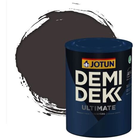 Peinture Bois - DEMI DEKK ULTIMATE - Satinée - RAL 8019 - 0,75L (1/2)