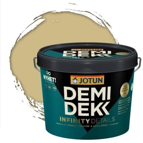 JOTUN - Peinture Bois, Lasure Opaque Satinée - RAL 1000 - Beige Vert - 3L (1/2)