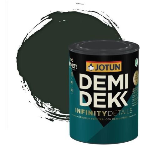 JOTUN - Peinture Bois, Lasure Opaque Satinée - RAL 6009 - Vert Sapin - 0,75L (1/2)