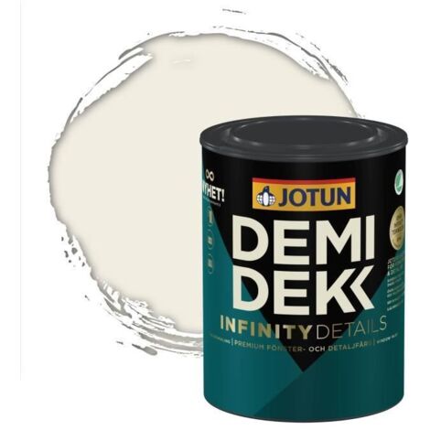 Peinture Bois - JOTUN - Lasure Opaque Satinée - RAL 9010 - Blanc Pur - 0,75L (1/2)