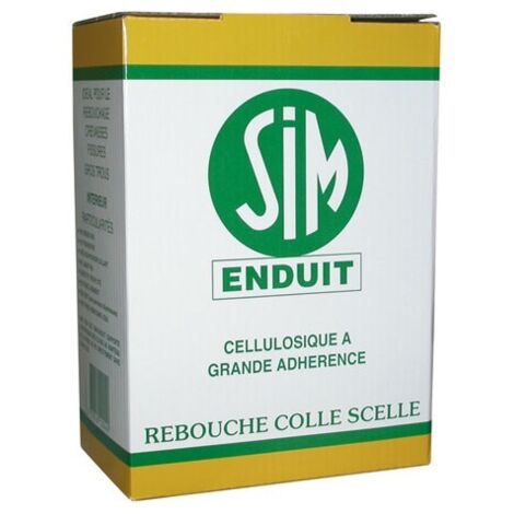 Enduit de rebouchage - SIM - L'authentique - 1kg - Gris - Intérieur (1/2)