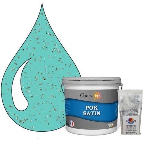 Peinture Effet Pailleté pour Murs & Plafonds - POK PAILLETTE - 2,5L - Majorque (1/4)