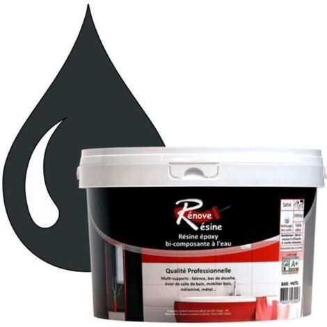 Peinture Résine 0.5L - RAL 7016 - Gris anthracite - Finition Mat - Multi-supports (1/4)