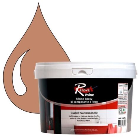 Peinture Résine 0.5L - RAL 3012 - Rouge beige - Mat - Monocouche (1/4)
