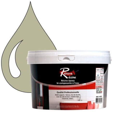 Peinture Résine - Rénove Résine 0.5L - Gris silex - Finition Mat - Universel (1/4)