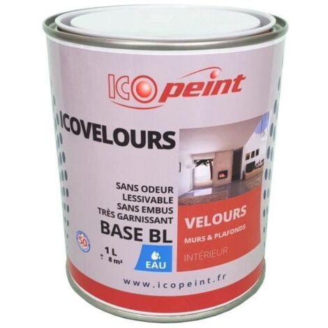 Peinture Acrylique Velours - RAL 3028 - Rouge puro - 1L - Intérieur (1/3)