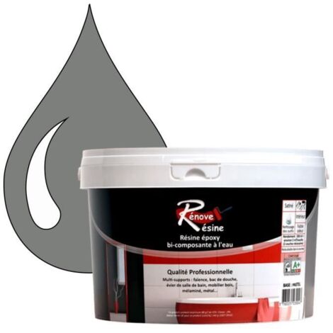 Peinture - Rénove Résine 0.5L - Gris poussière - Mat - Universel (1/4)